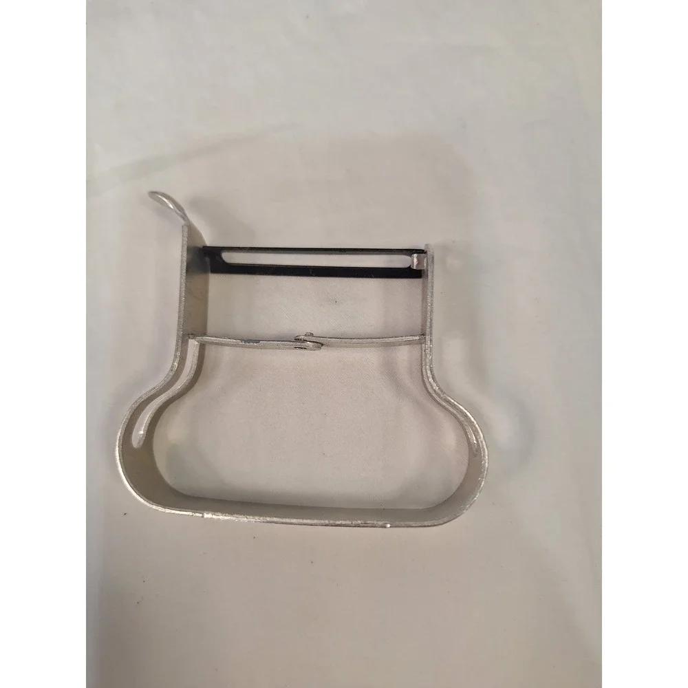 Vintage WR Feemster ME Heuck Co Vegetable Peeler Silver Metal Pat 2106796 USA